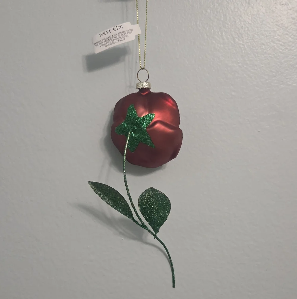 West Elm Rose Ornament